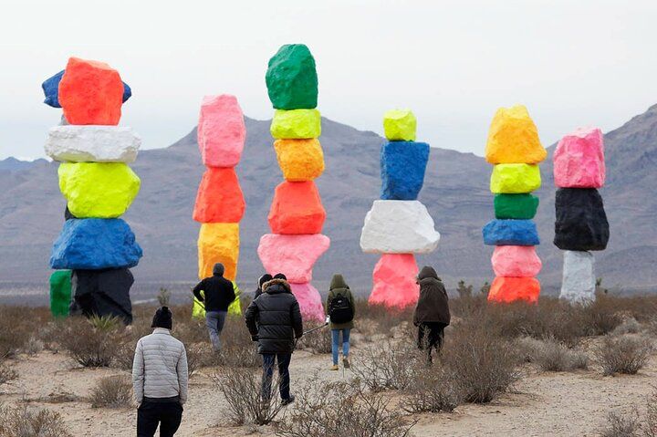 Seven Magic Mountains Red Rock Desert Art Tour Vegas — photo 4
