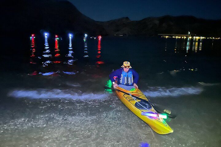 Moonlight Kayak with Neon Lights Colorado River Vegas — photo 4