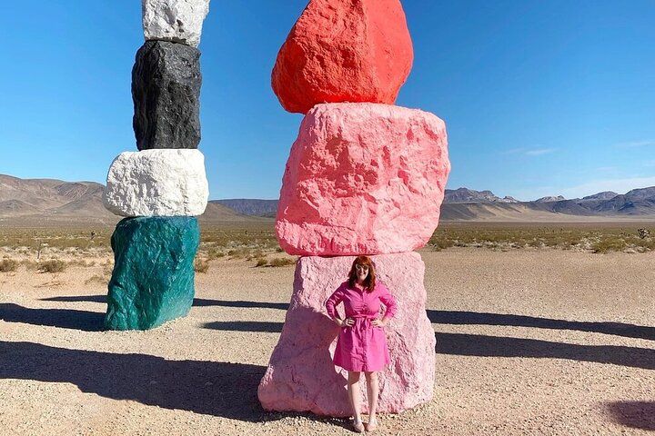 Seven Magic Mountains Las Vegas Sign Desert Tour — photo 3
