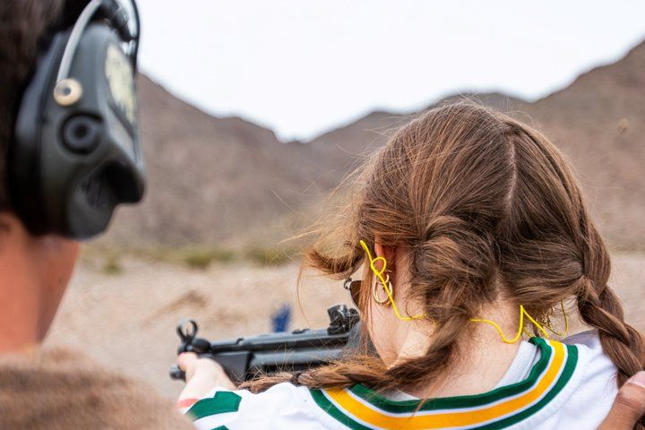 3-Hour Desert Machine Gun Shooting with Strip Pickup — photo 2