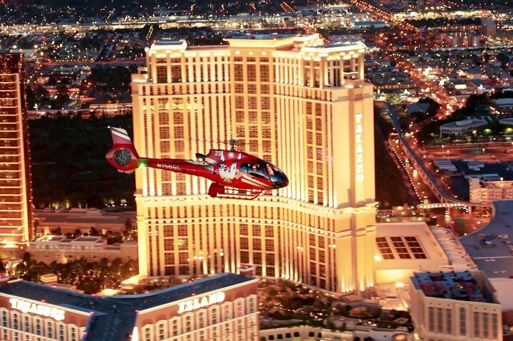 Vegas Strip Night Helicopter Flight with Downtown Views — photo 1