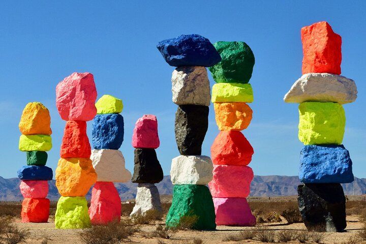 Seven Magic Mountains Las Vegas Sign Desert Art Tour — photo 3