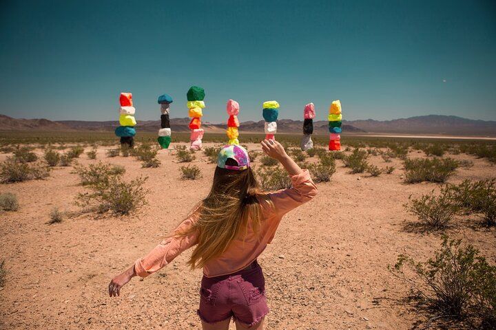 Seven Magic Mountains Las Vegas Sign Desert Art Tour — photo 1