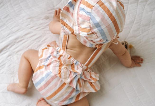 how-to-dress-baby-for-summer-summer-baby-outfits-purebaby-purebaby