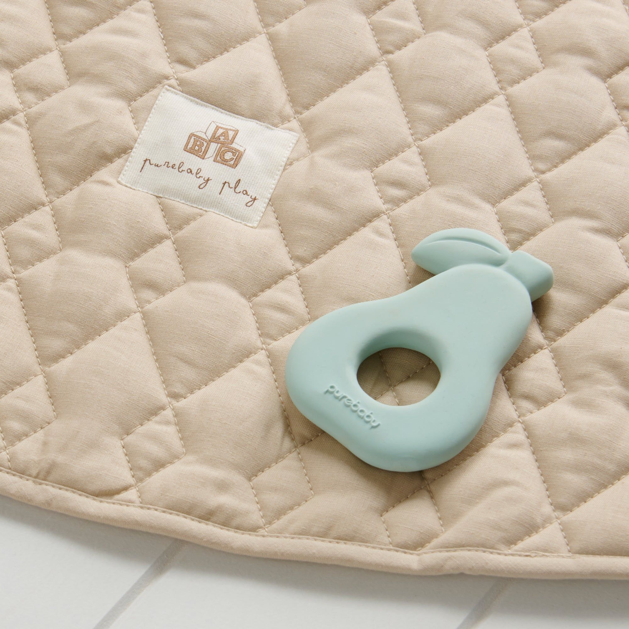 Teether on playmat