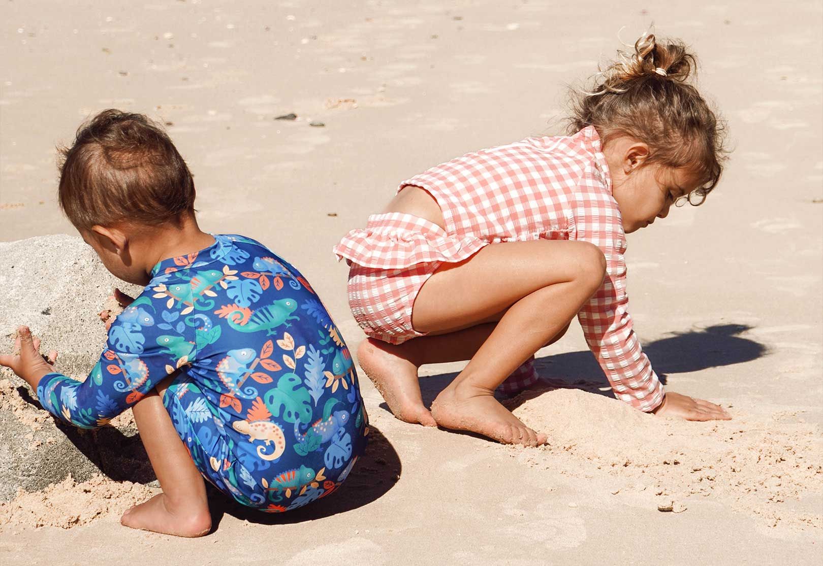 Long Sleeve Rashie Sunsuit Shark