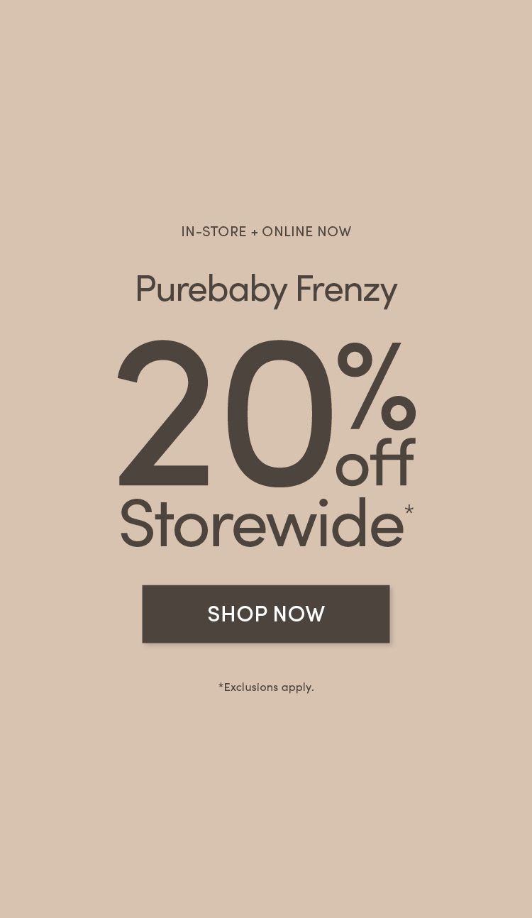 20% Off Storewide - Purebaby