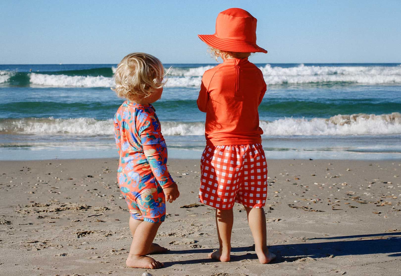 Long Sleeve Rashie Sunsuit Shark