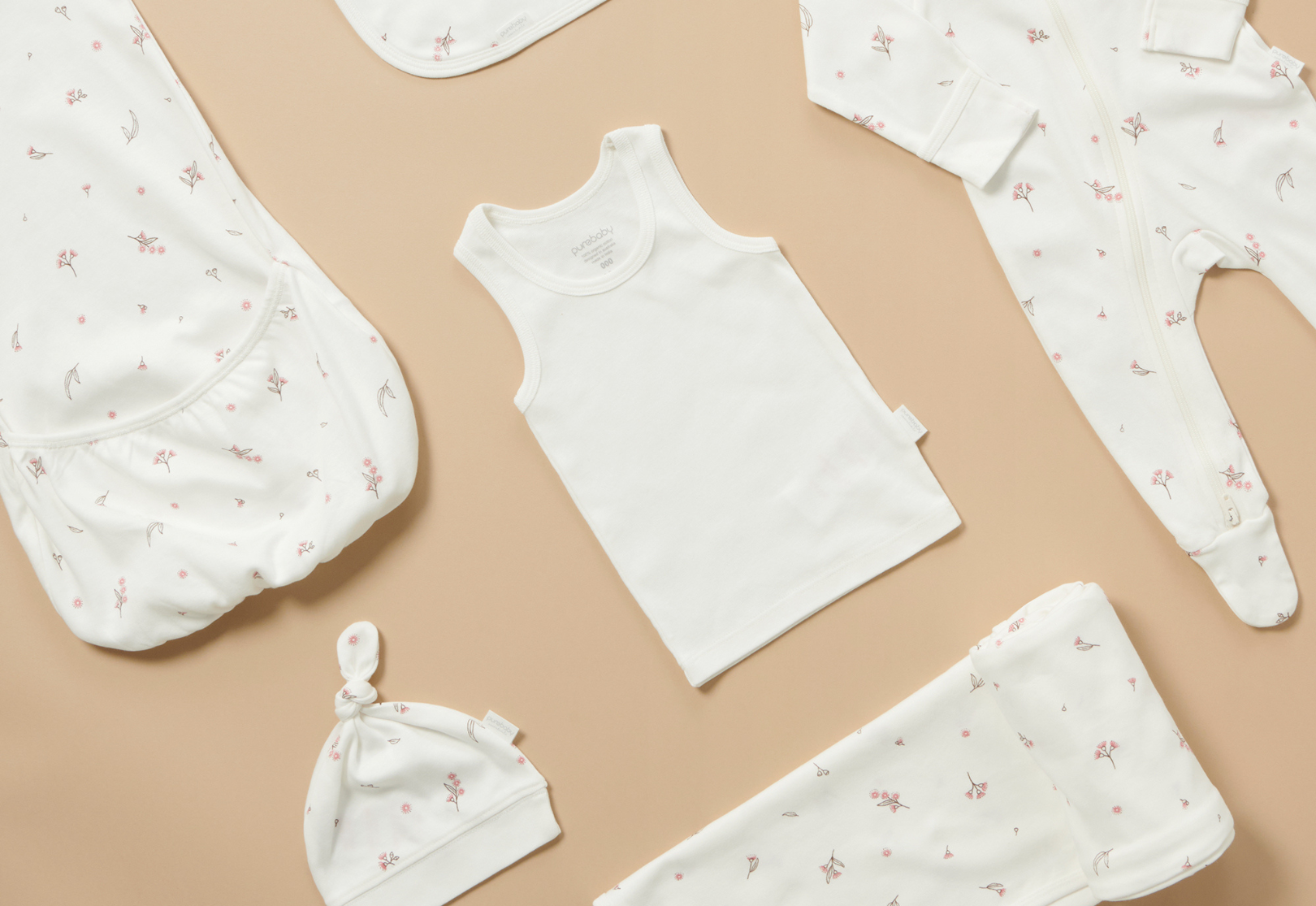 Baby Size Guide - Clothing, Hats & Footwear - Purebaby - Purebaby