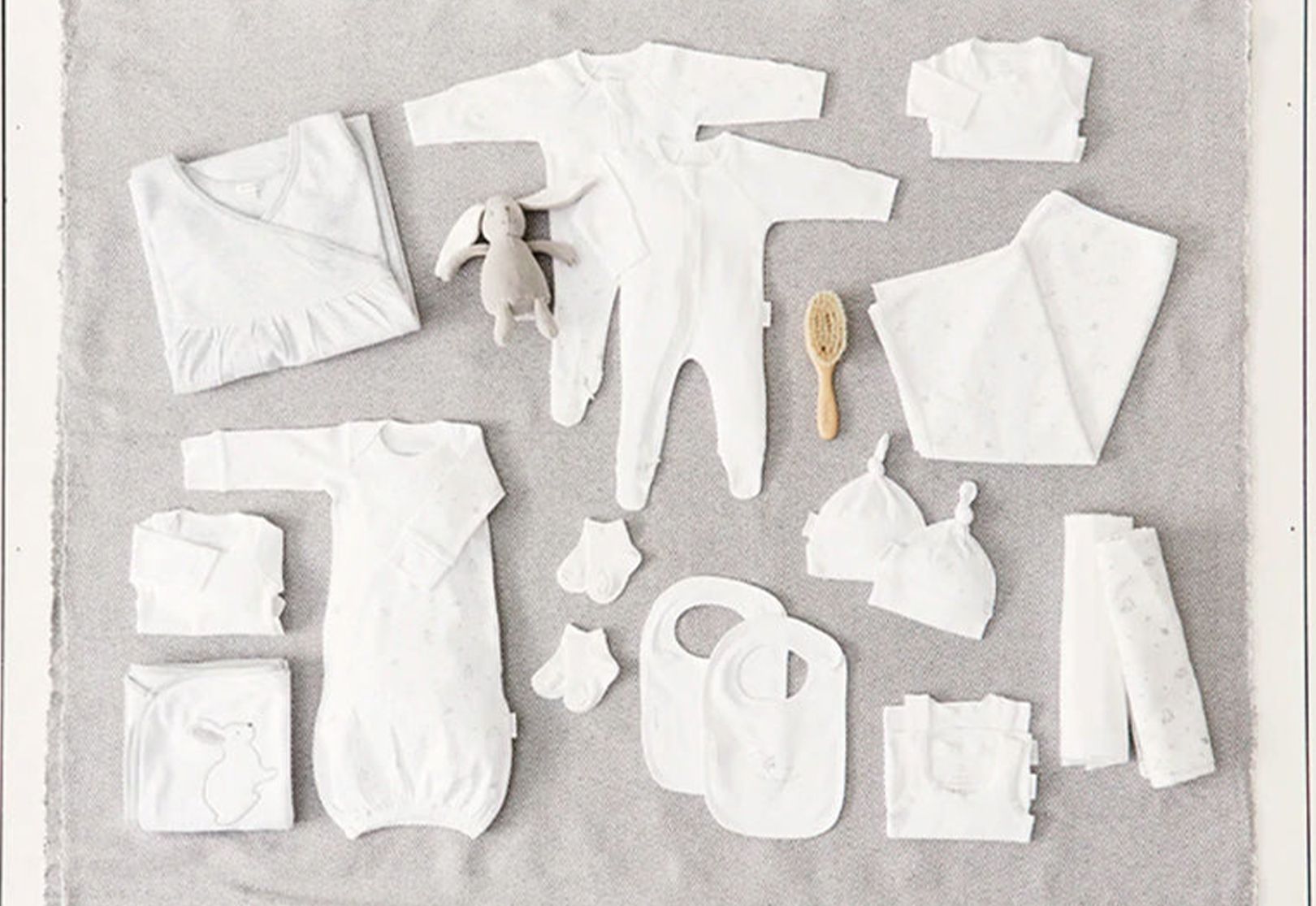 Sweater + Trousers Set for Newborn Girls, White/Pink | Zippy Online Romania