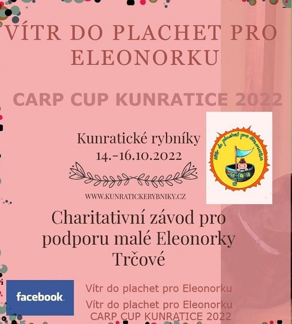 Vítr do plachet pro Eleonorku Carp Cup Kunratice 2022
