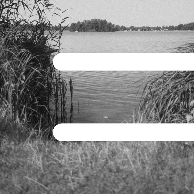 Der See als Buchstabe E