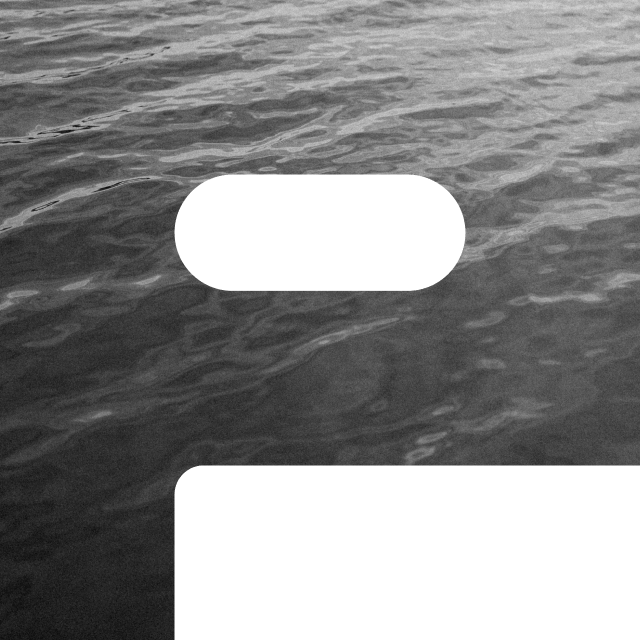Wasser als Buchstabe P