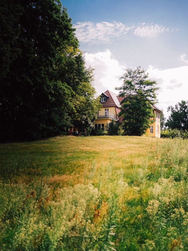 Die Villa mit Grüngelände