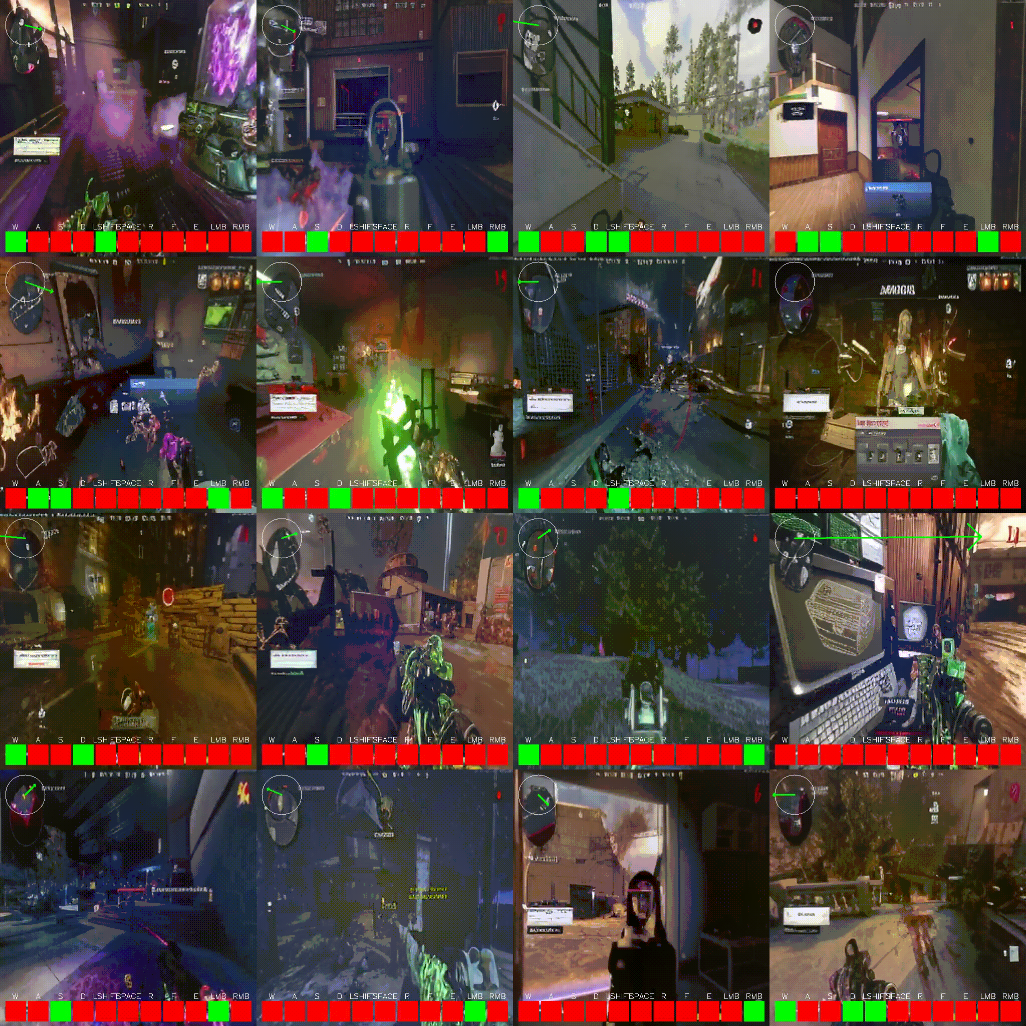 Inpainting final 0.5s from a 1s video with CFG sampler set to 1.5 cfg scale (unconditional branch = no controls). IMPORTANT NOTE: First half is not generated.