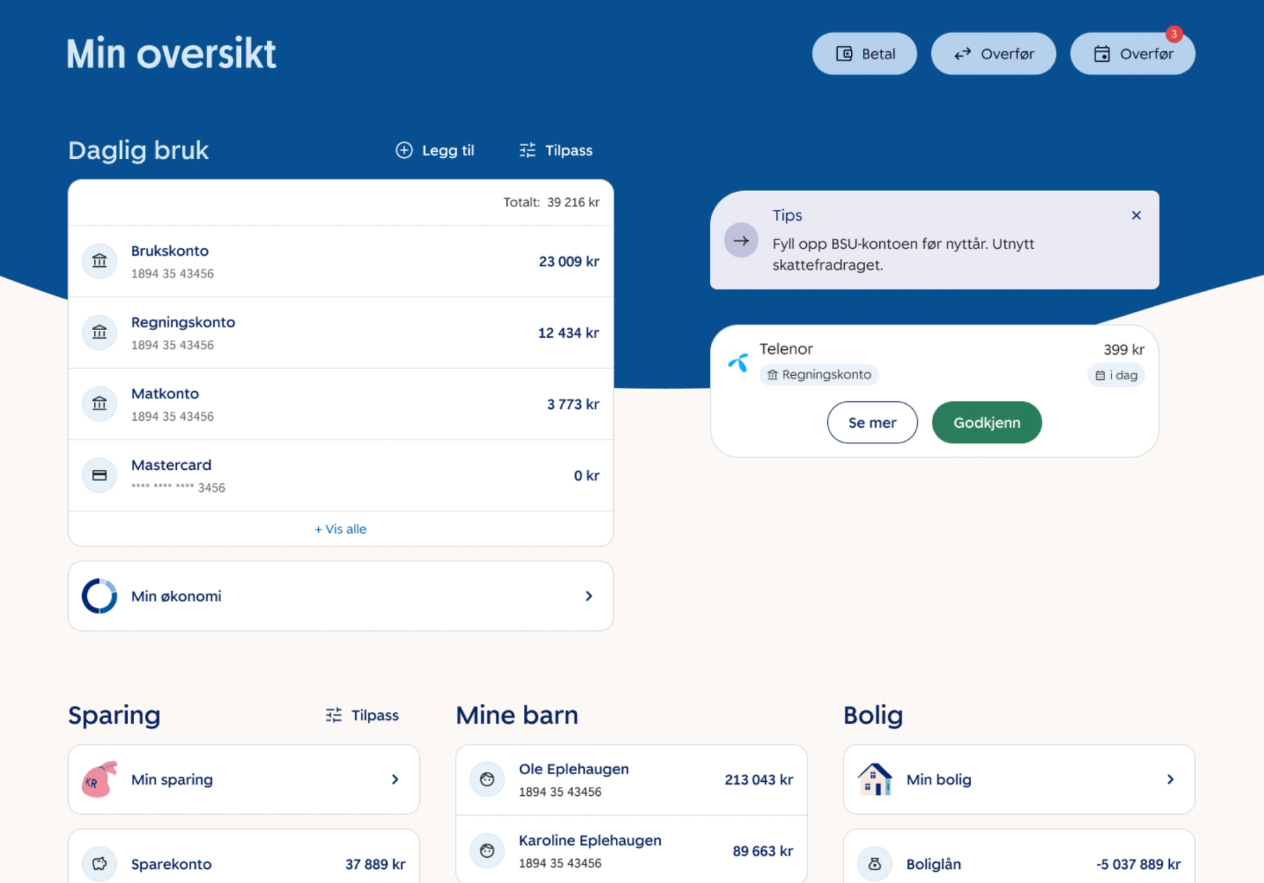 SpareBank 1 Desktop