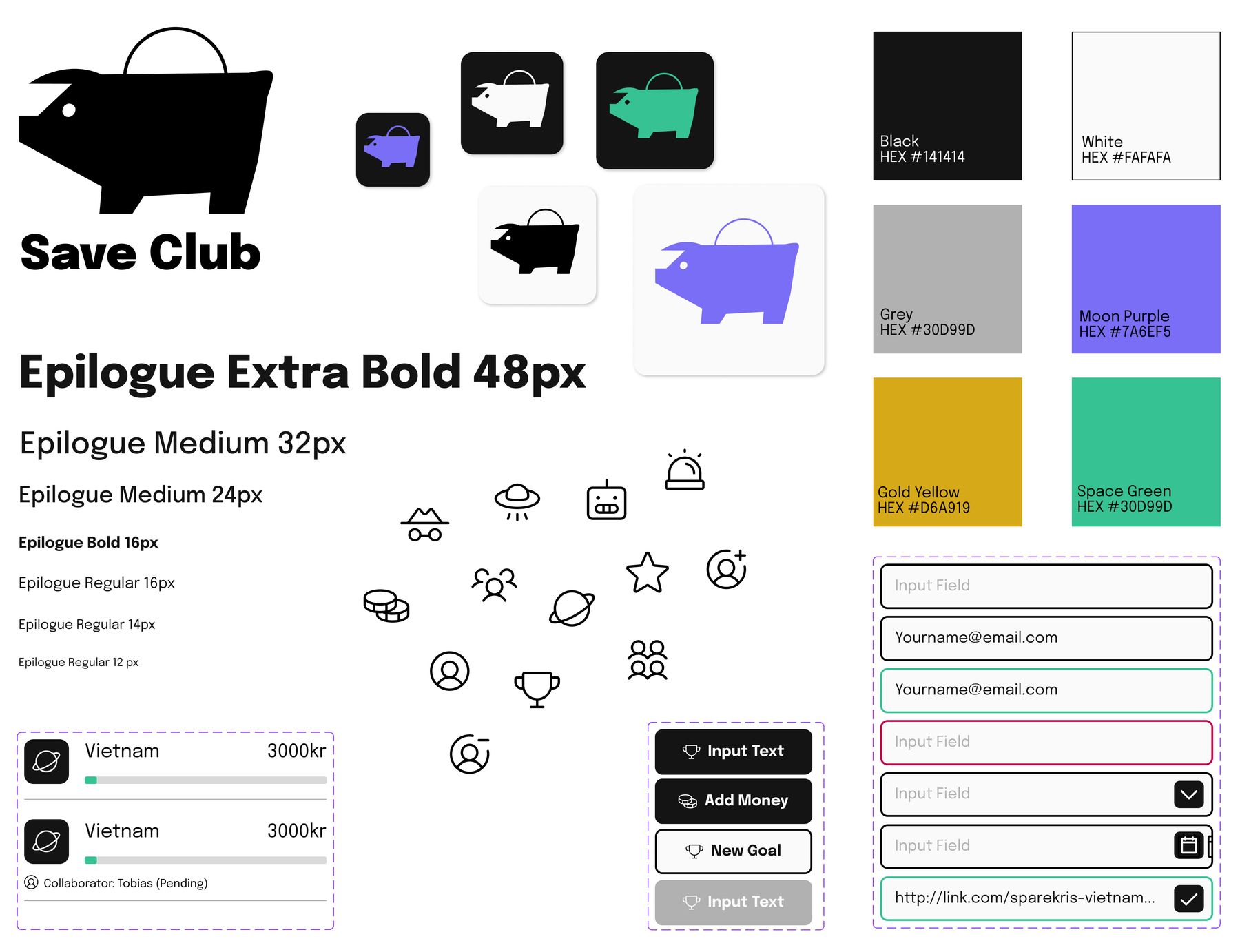 Save Club Style Guide