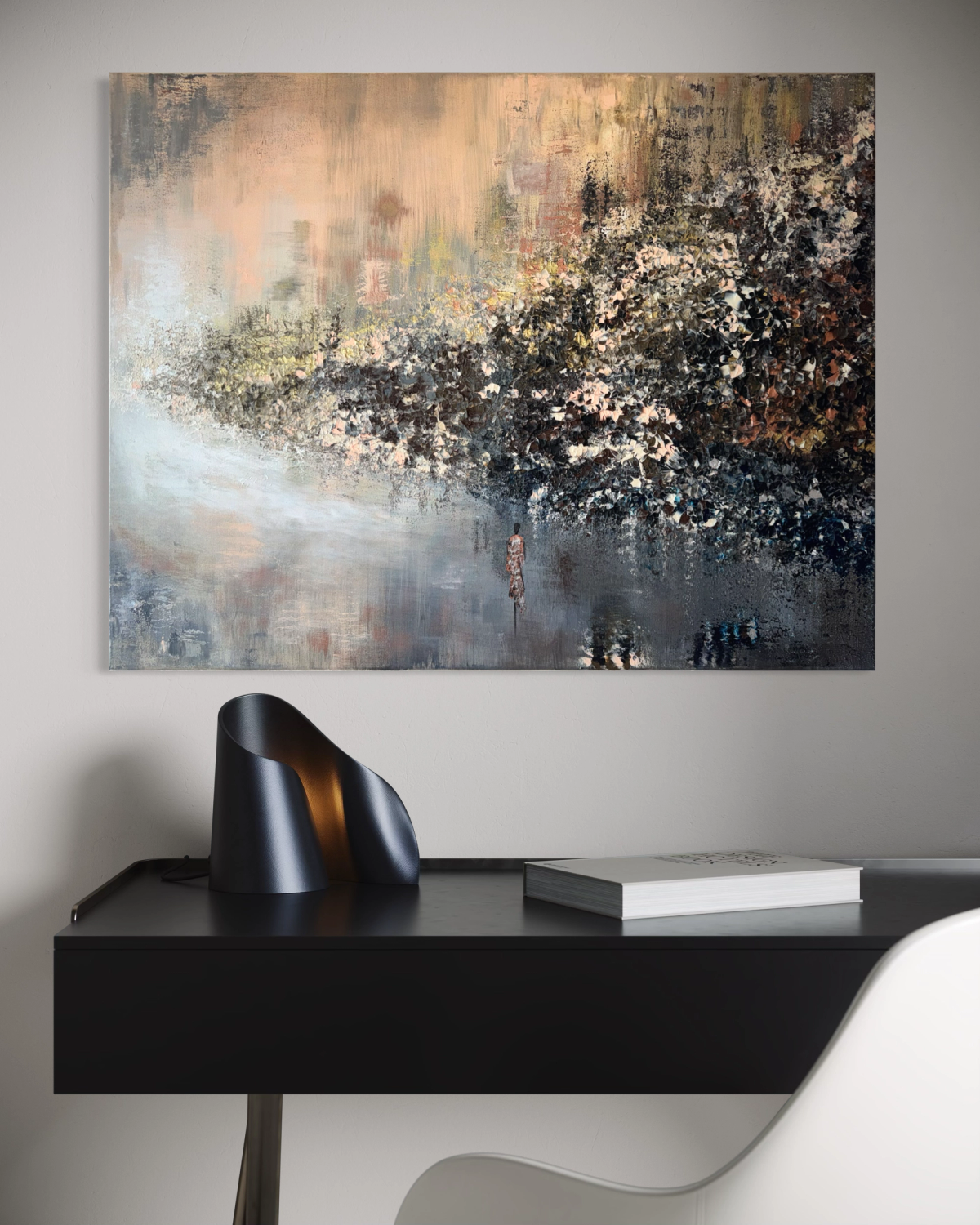 Abstract city landscape