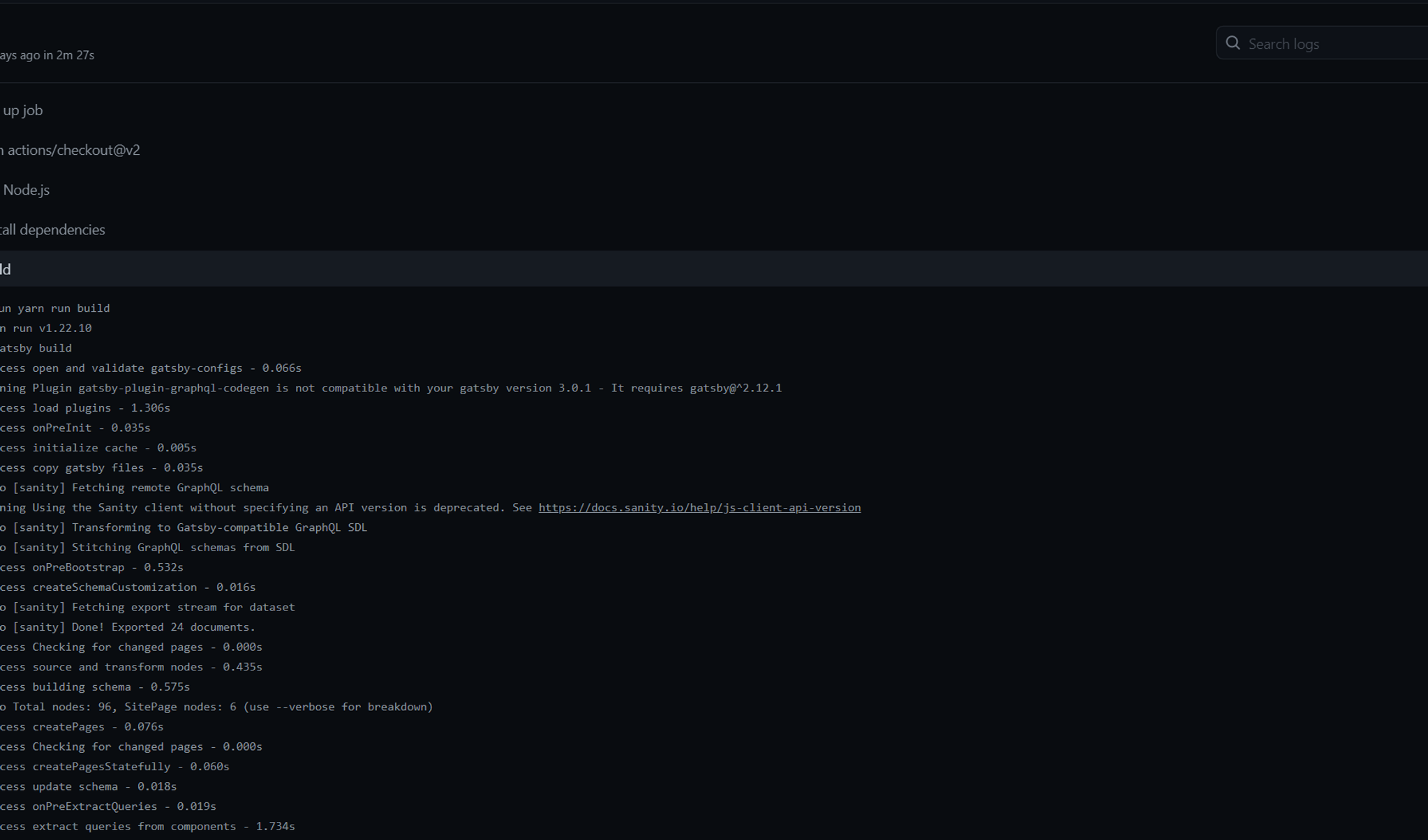Github actions building and deploying main image