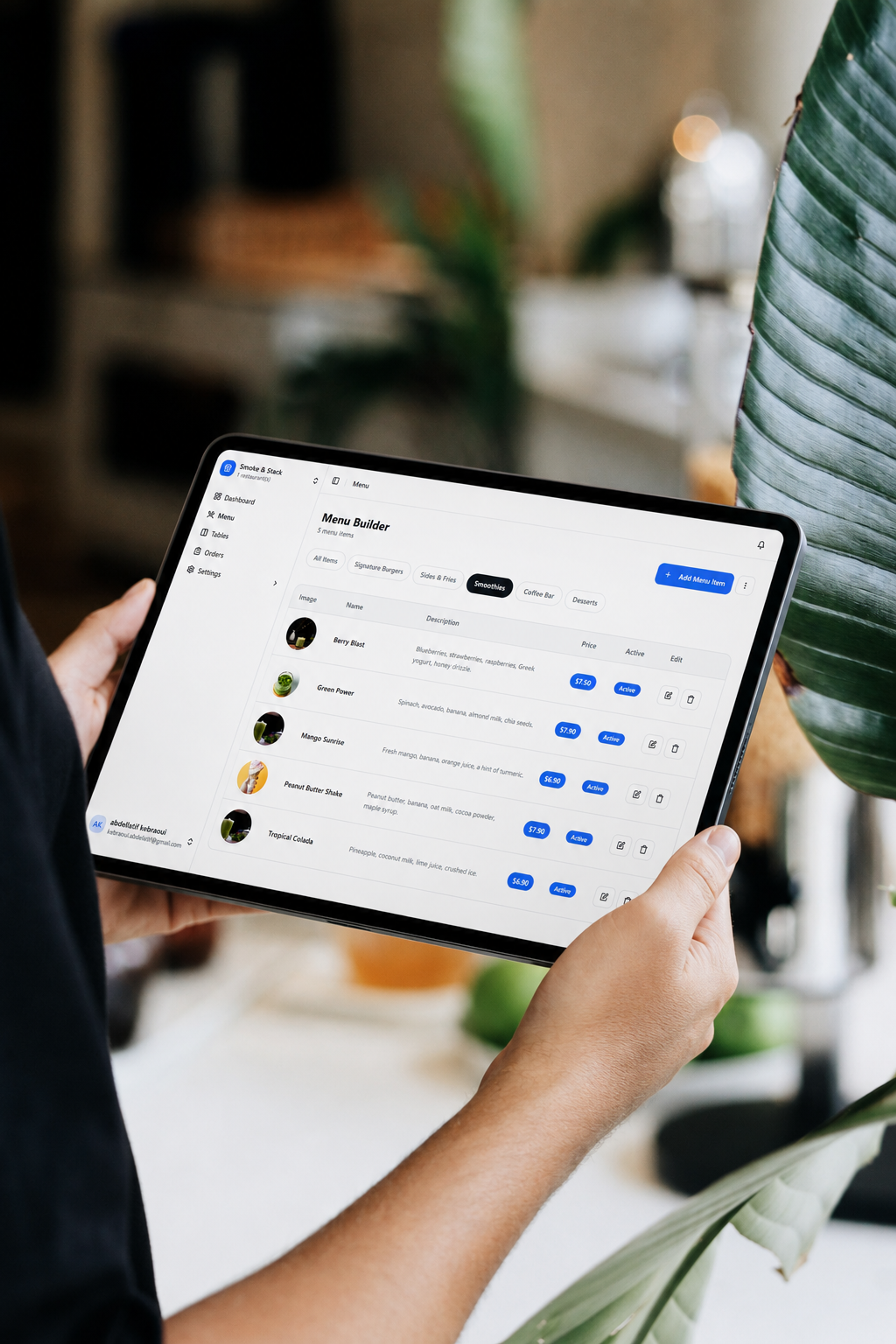 Always Up-to-Date Menus