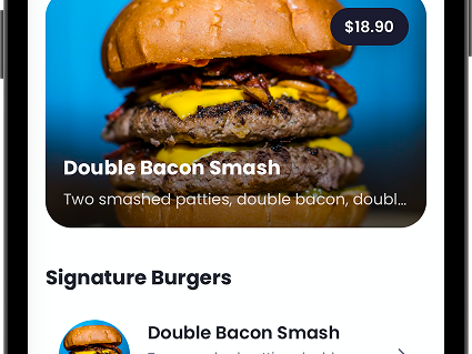 A digital menu every customer understands