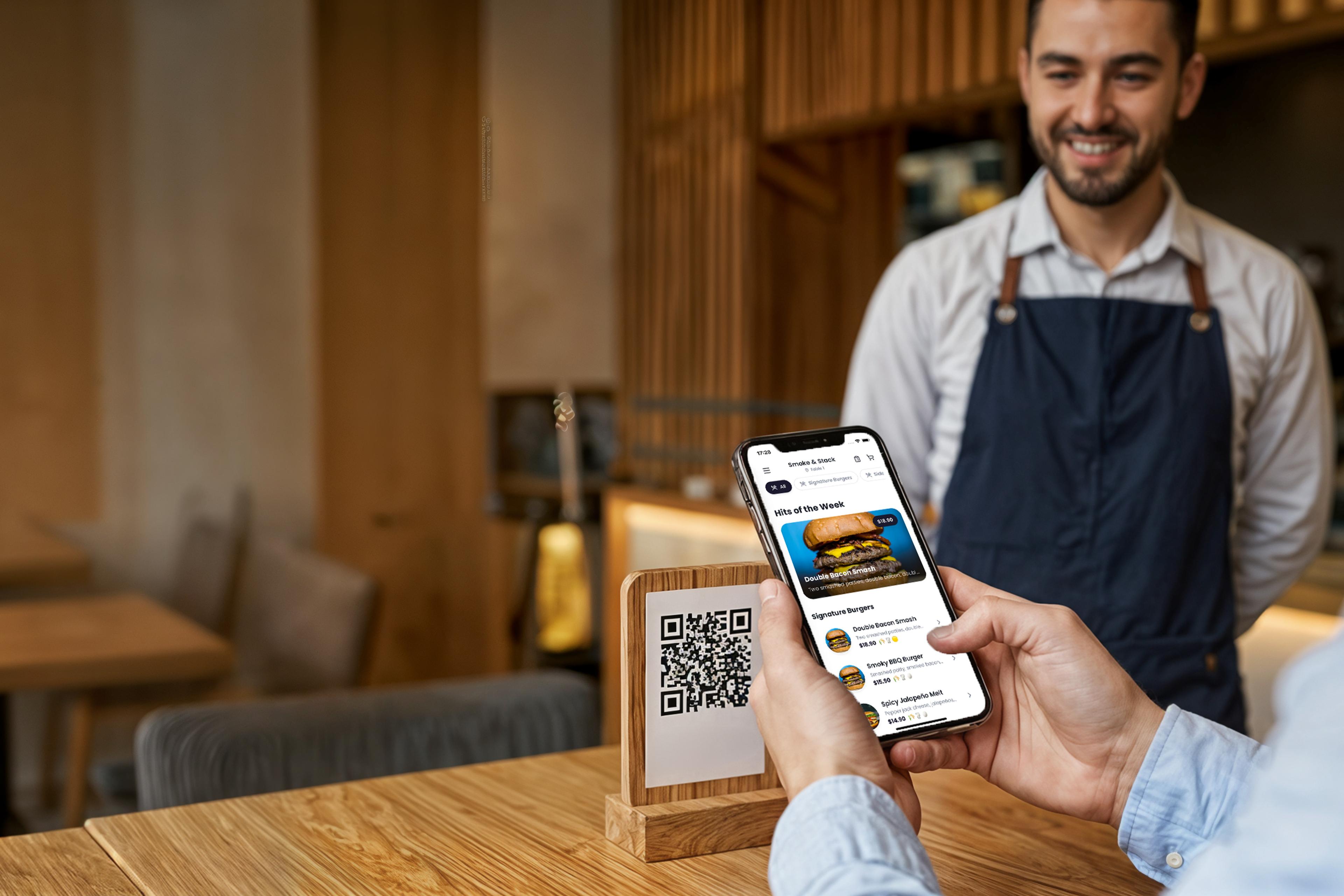 Guests order without waiting