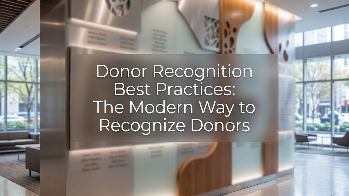 Donor Recognition Best Practices: The Modern Way to Recognize Donors