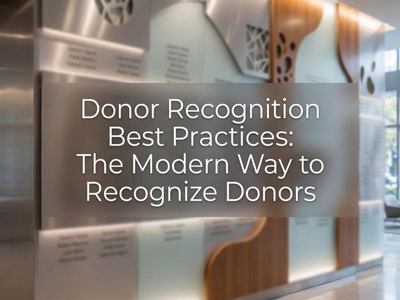 Donor Recognition Best Practices: The Modern Way to Recognize Donors