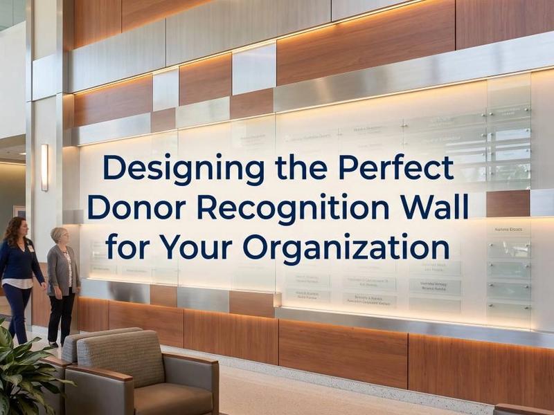 Designing the Perfect Donor Recognition Wall for Your Organization