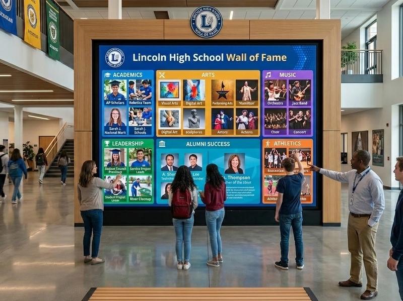 Beyond Athletics: Celebrating Every Student's Success With a Digital Wall of Fame