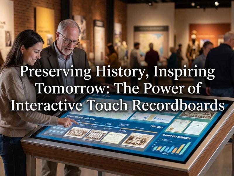 Preserving History, Inspiring Tomorrow: The Power of Interactive Touch Recordboards
