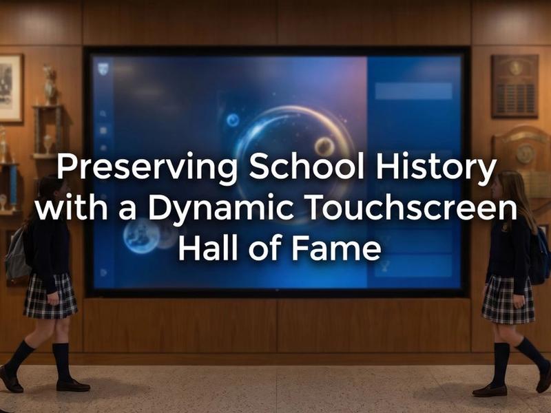 Preserving School History with a Dynamic Touchscreen Hall of Fame