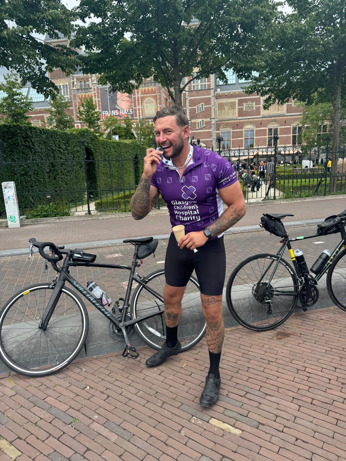Raising money for Glasgow Children's Hospital Charity