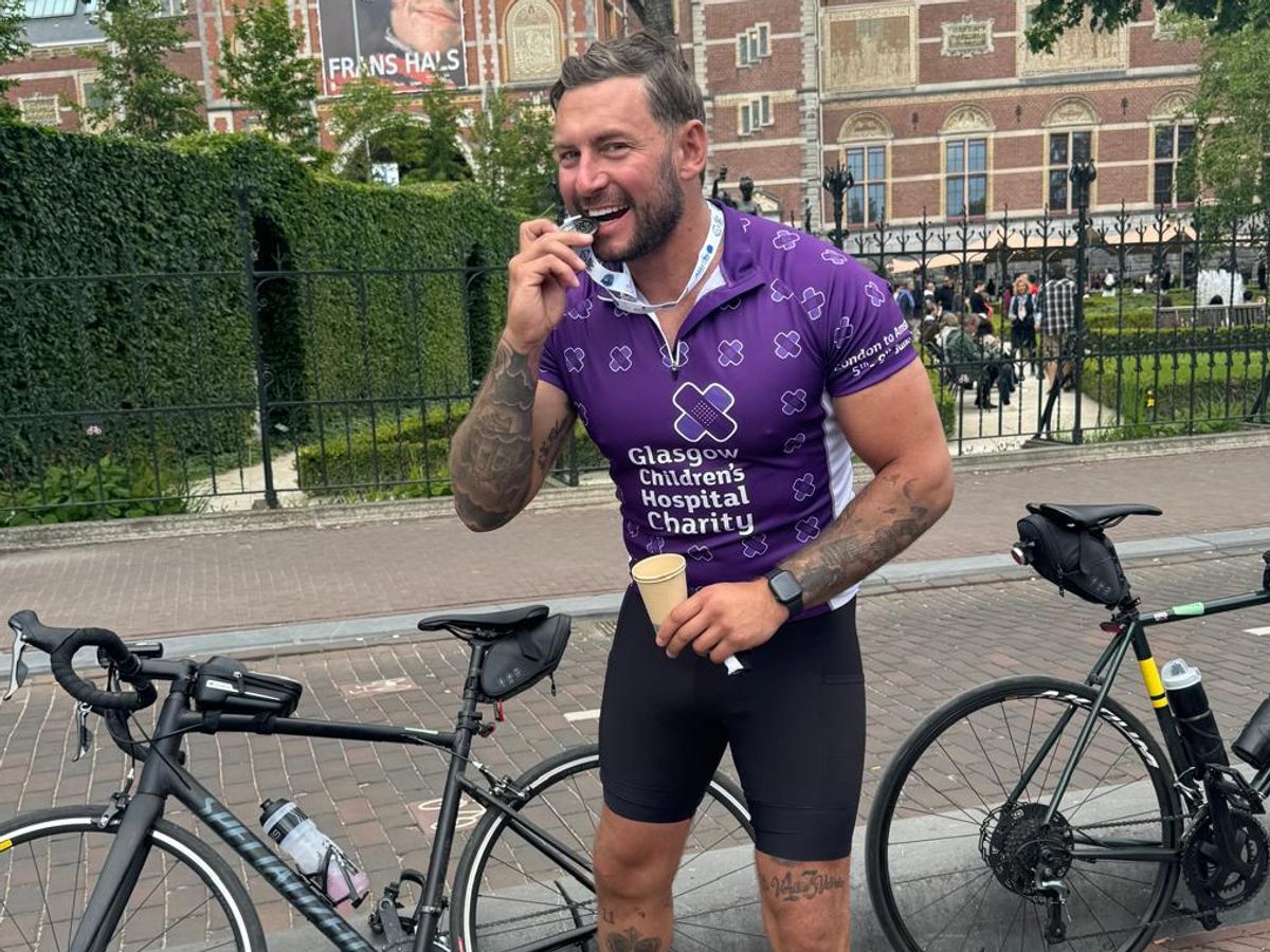 Raising money for Glasgow Children's Hospital Charity