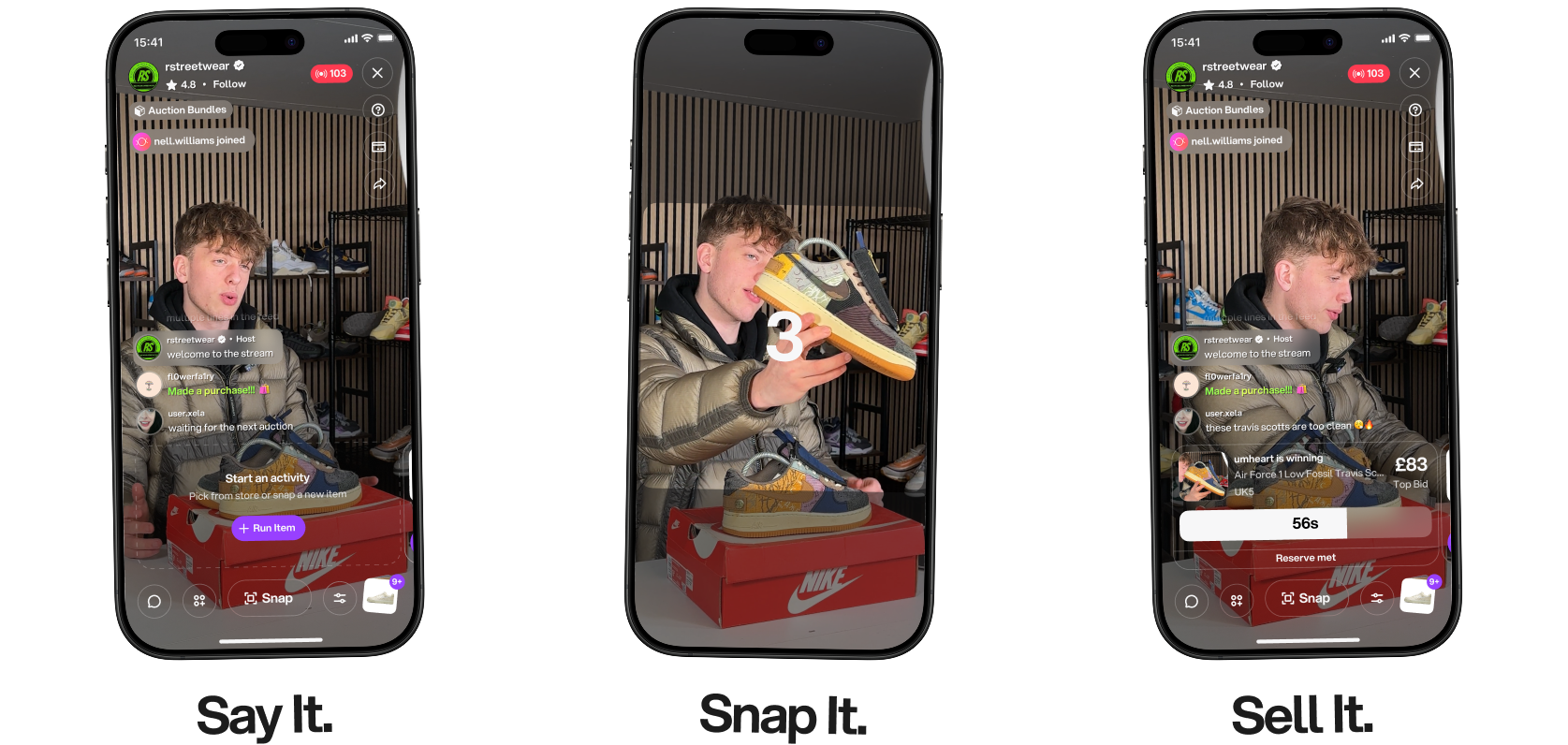 Funkcja Snap Tilt: pokaż przedmiot, opisz go, a AI natychmiast tworzy ogłoszenie.