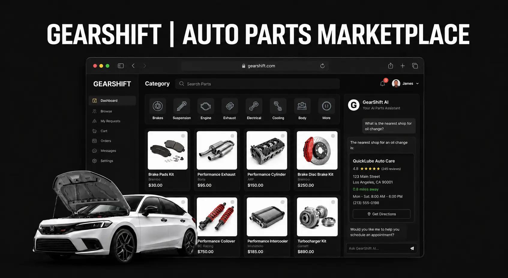 GearShift | Auto Parts Marketplace