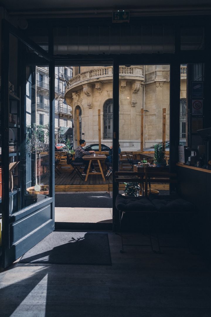 La terrasse du BāM, rue des Phocéens