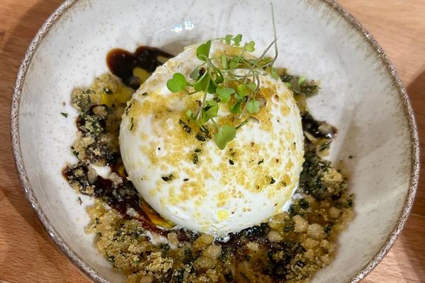 Burrata, picada