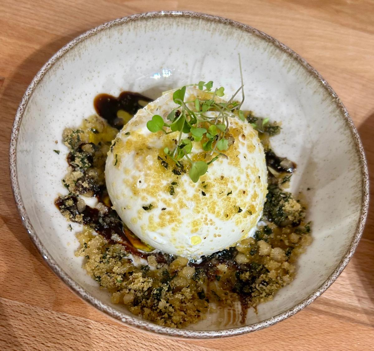 Burrata, picada