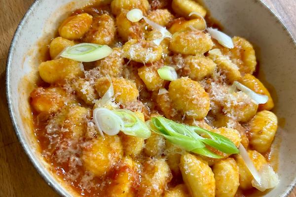 Gnocchis, sauce arrabbiata