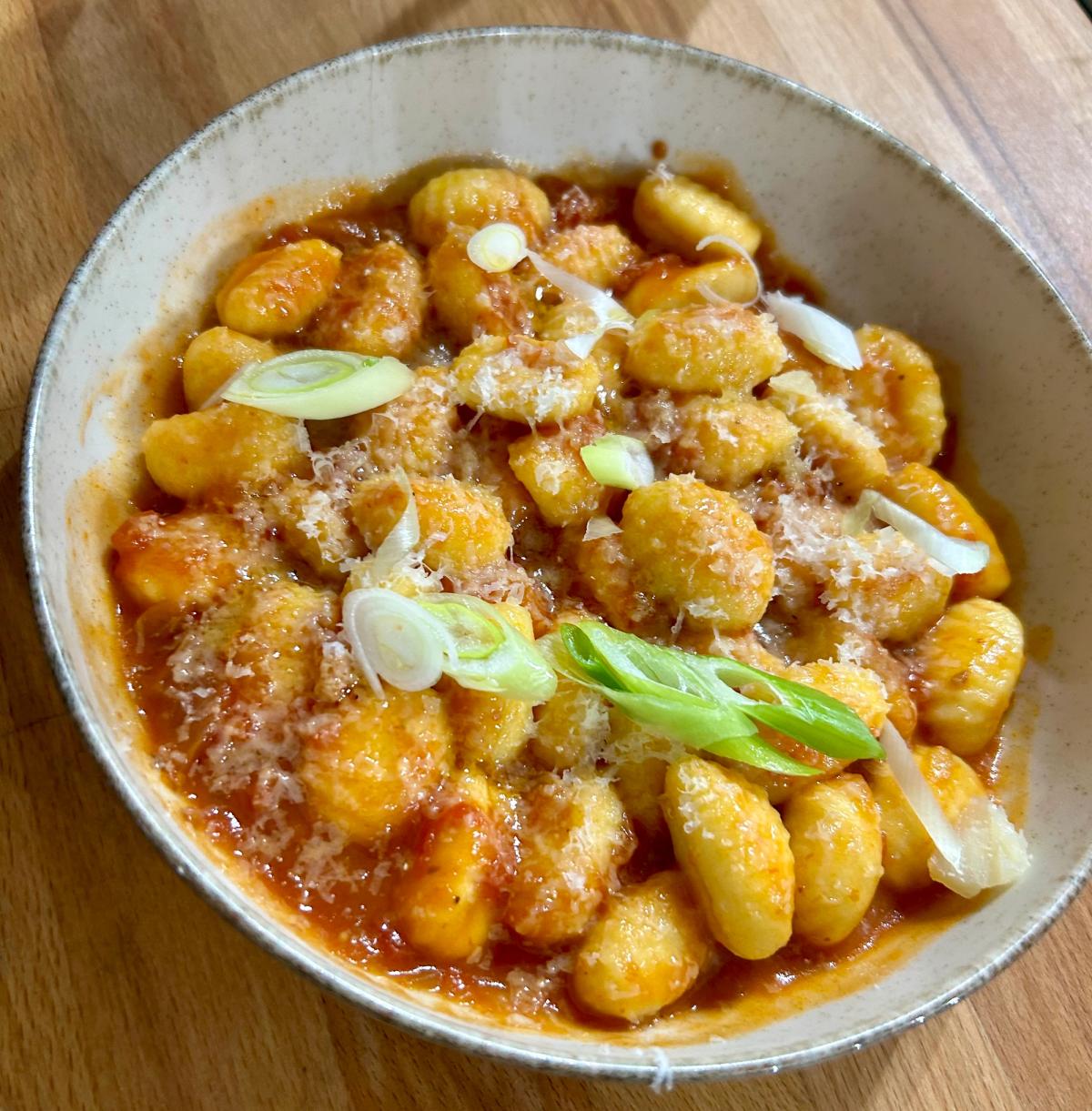 Gnocchis, sauce arrabbiata