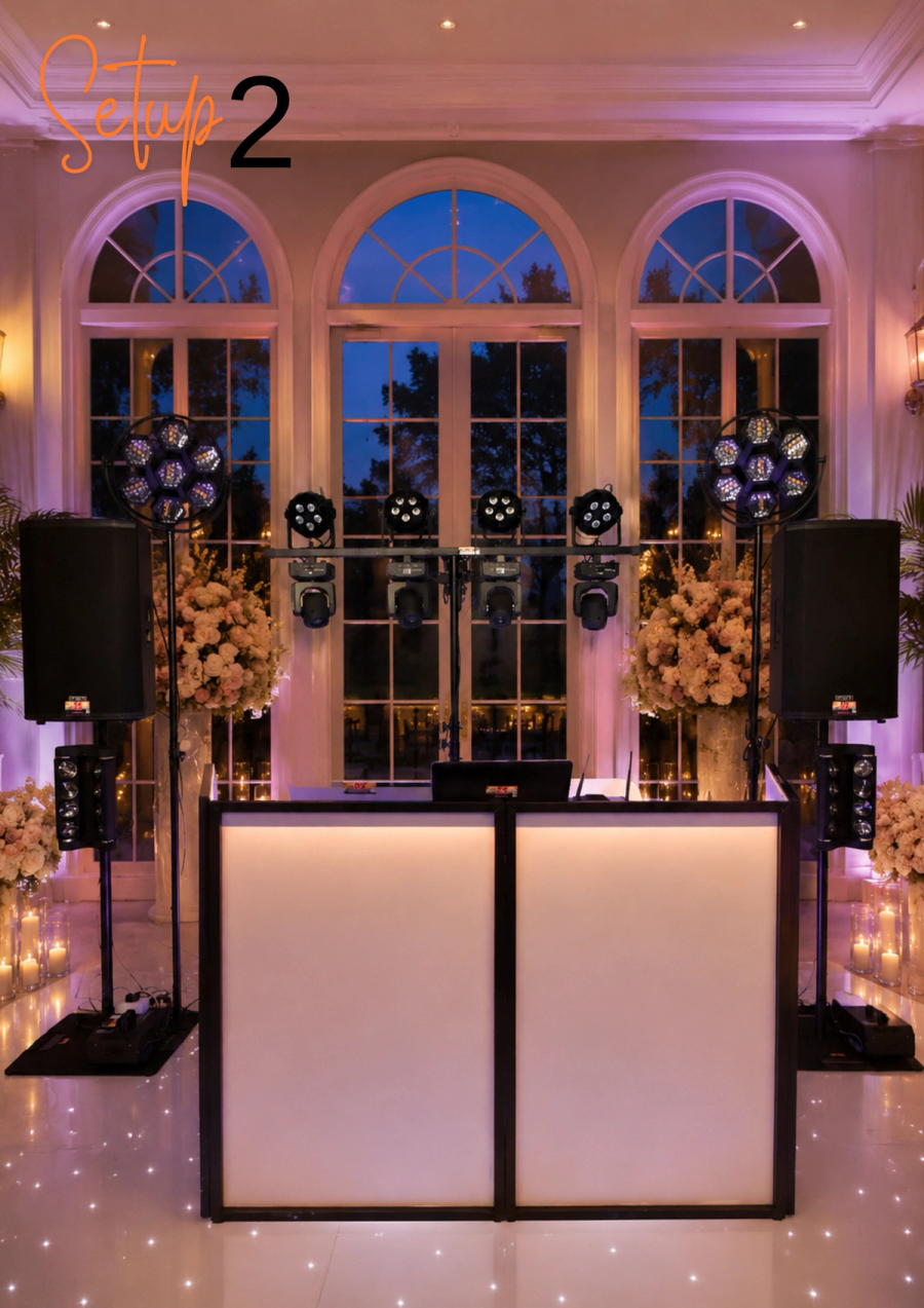 setup 2 for dance floor disco dance house party elegant luxury lcsax