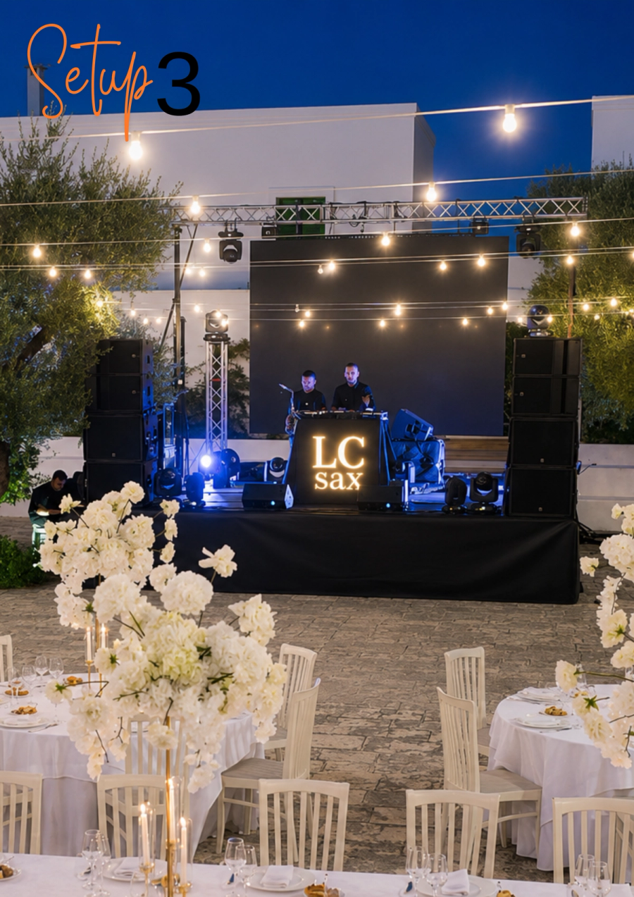 setup 3 big elegant dinner corporate event company lcsax 