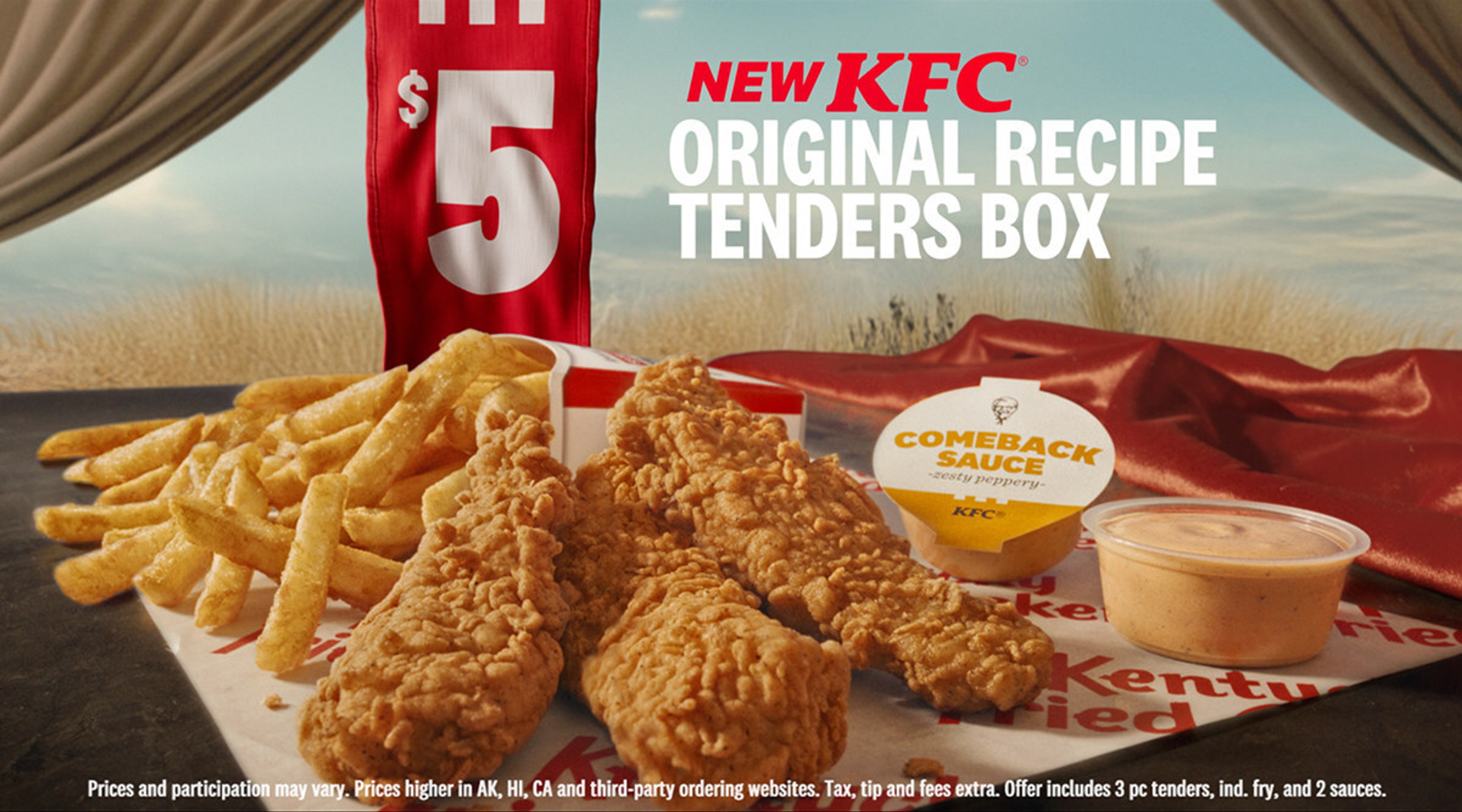 KFC Issues Battle Cry to Tenders Rivals - Introducing NEW Original Recipe® Tenders and Zesty Comeback Sauce from the Original Fried Chicken Brand