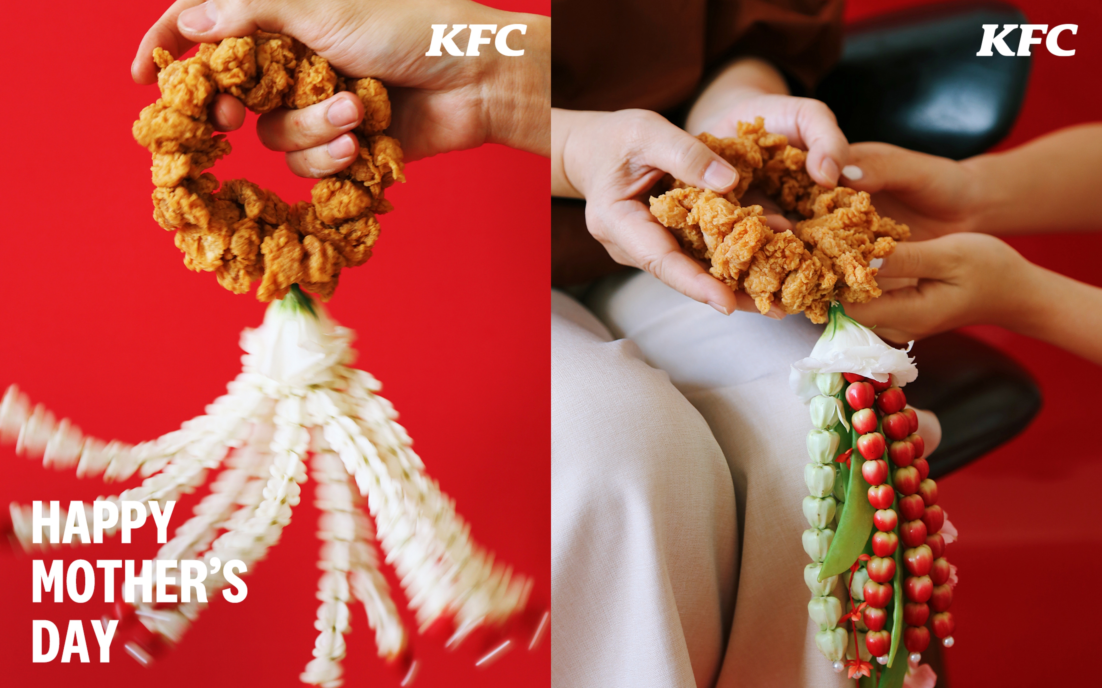 KFC Thailand Introduces Modernist Mother’s Day Gift Idea "KFC Chicken Pop Garland” Celebrating National Mother’s Day with A Twist