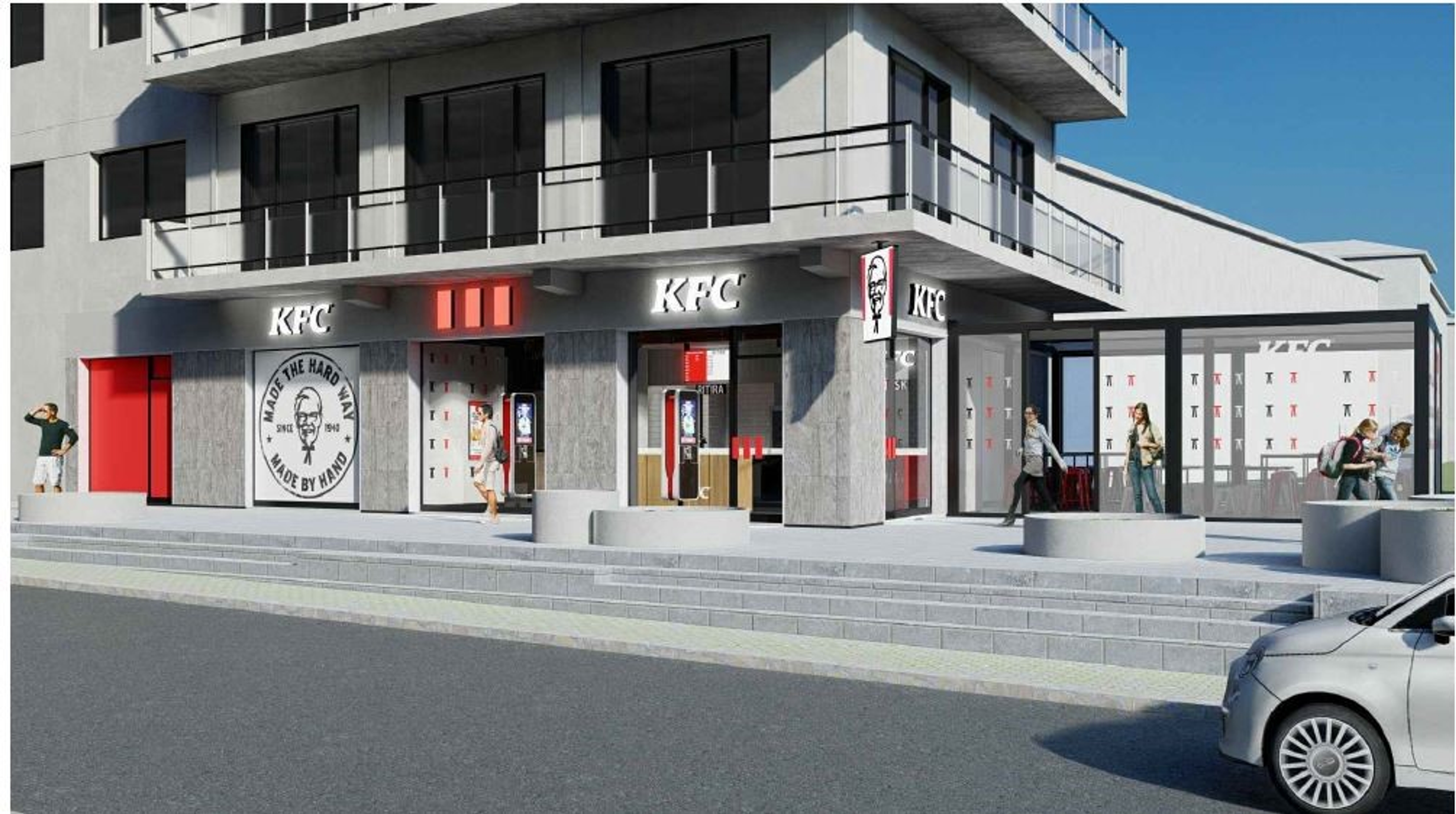 KFC IS ARRIVING IN THE SICILIAN CAPITAL IN VIA NOTARBARTOLO