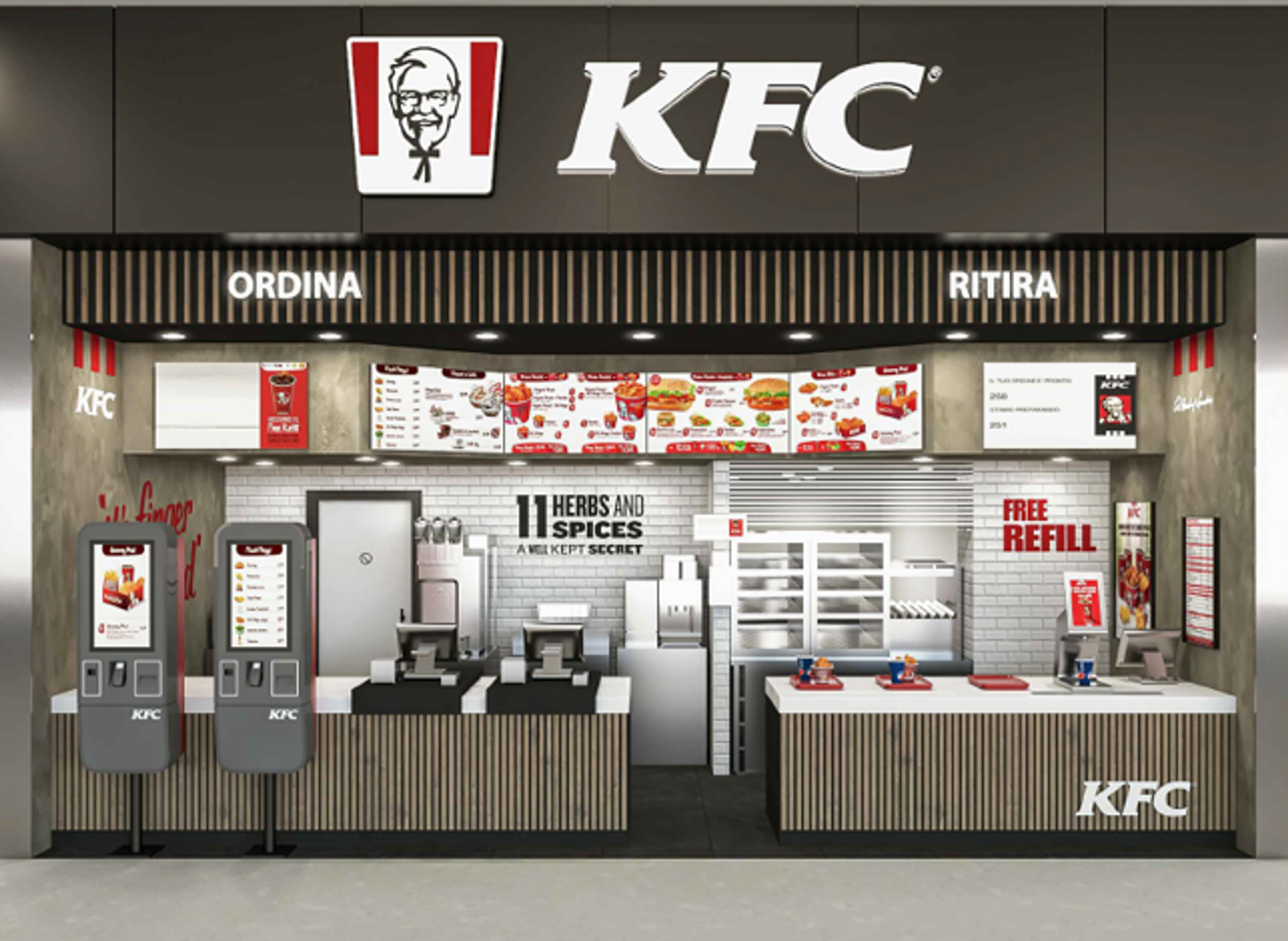 KFC ITALY OPENS NEW RESTAURANT IN LE CUCINE DI CURNO ON NOVEMBER 28