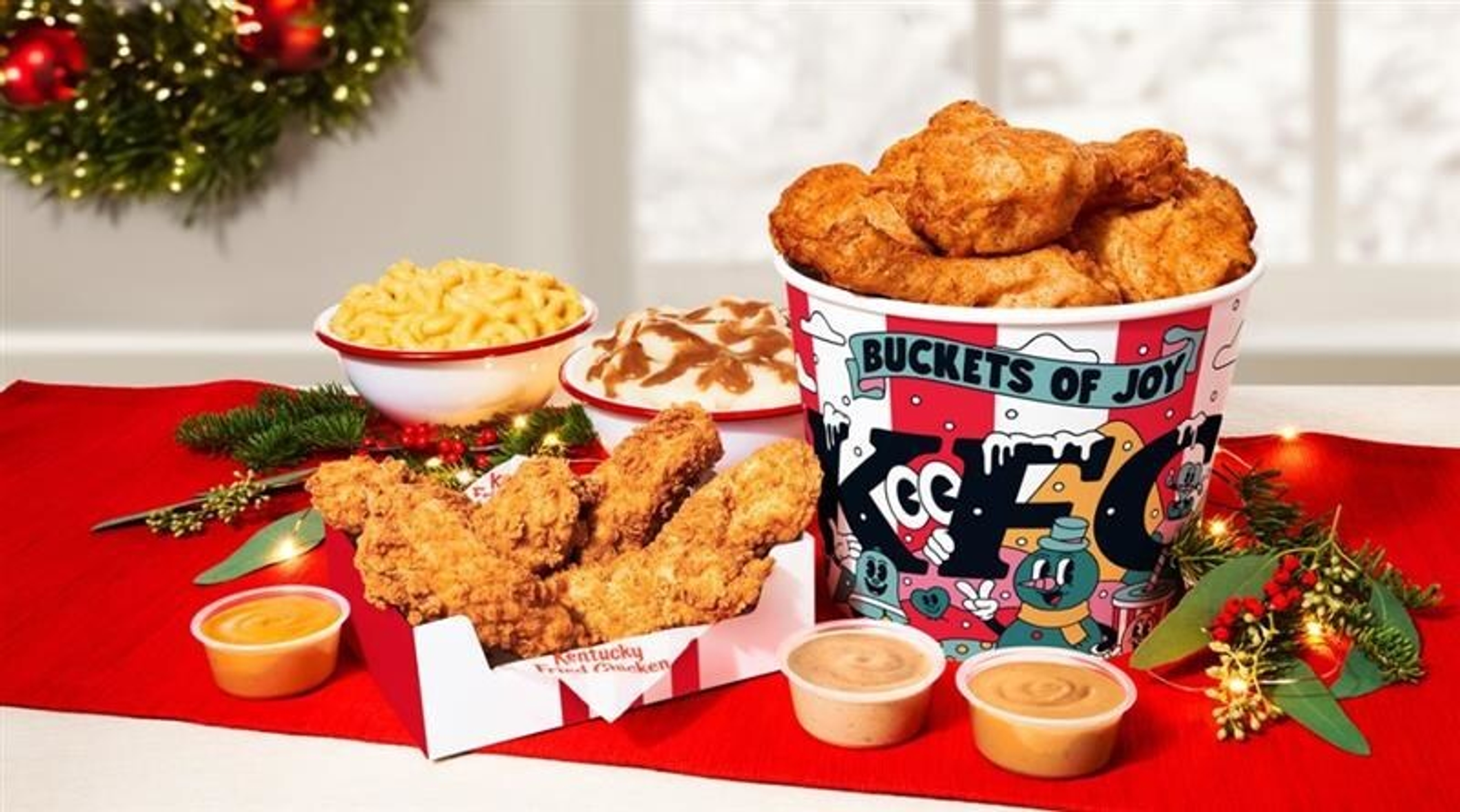 KFC® Unveils 2024 Holiday Bucket and Streetwear-Inspired Merch Collection, Plus Festive Feast Deals