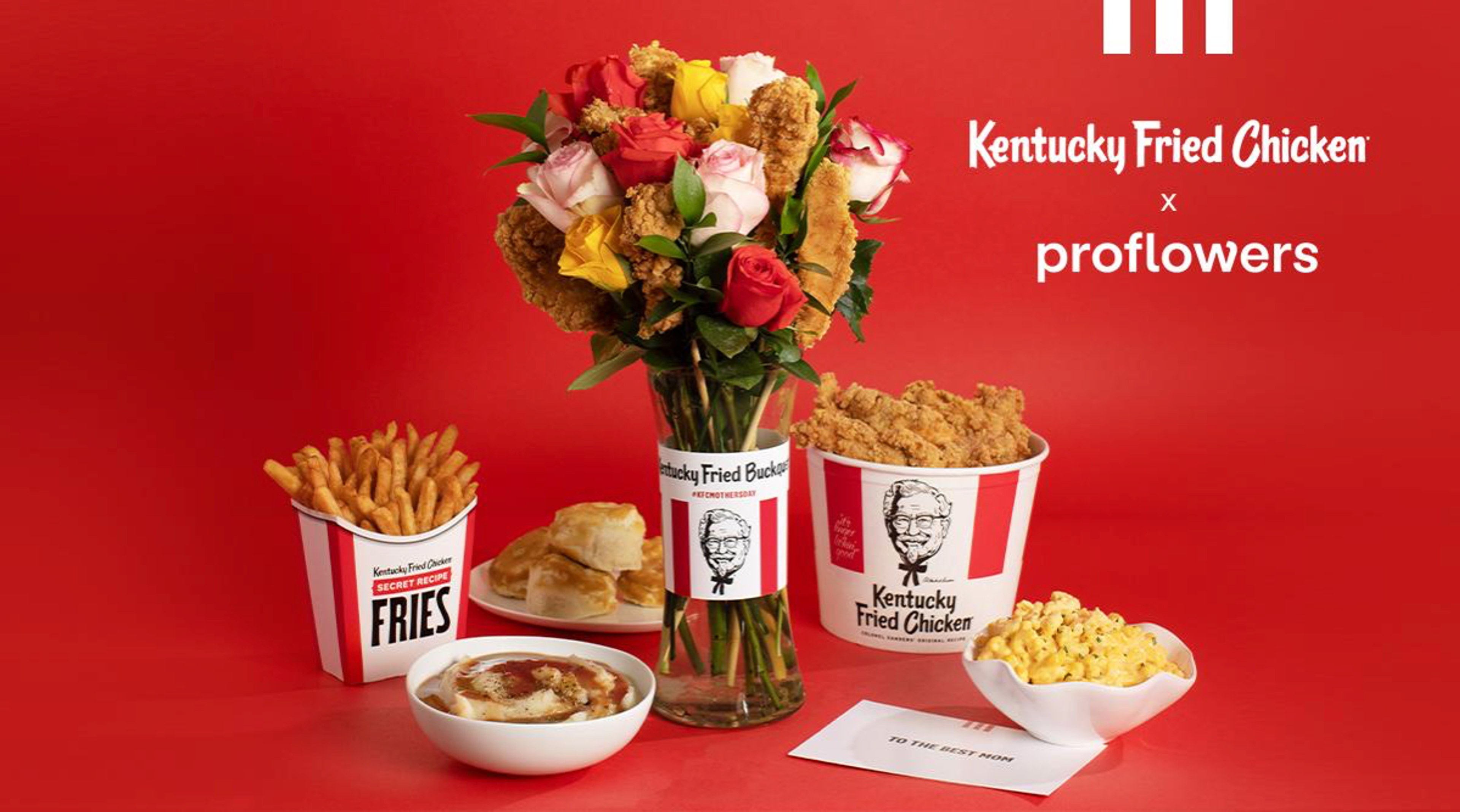 MAKE THIS MOTHER’S DAY FINGER LICKIN’ GOOD WITH A SIDES LOVERS MEAL FROM KFC® AND THE KENTUCKY FRIED BUCKQUET FROM PROFLOWERS®