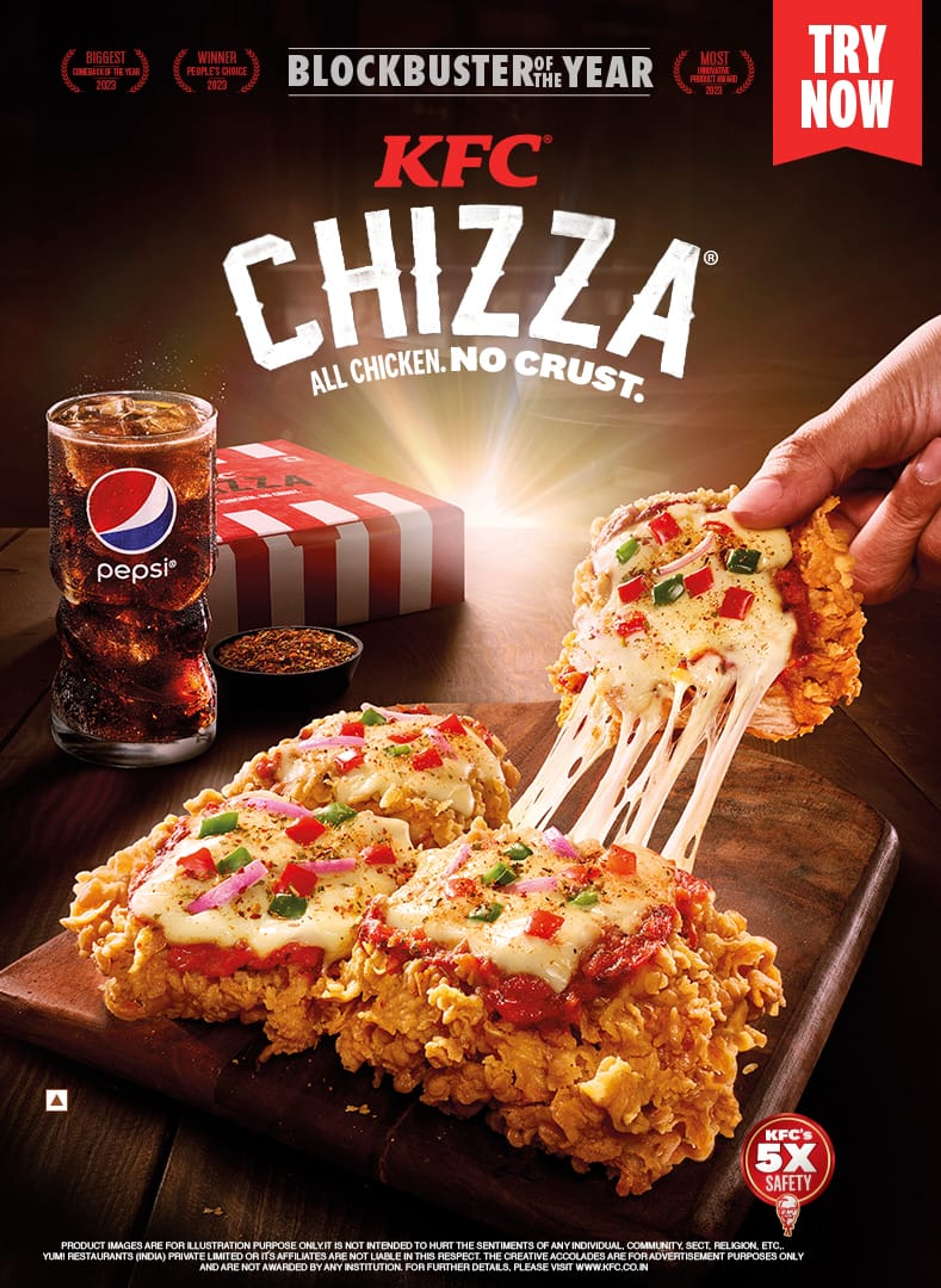 KFC’s cruncheesiest blockbuster ‘Chizza’ is back! 